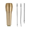 thumbnail image 1 of 4/5Pcs Professional Leather Sewing Tool Hook Needle Leather Sewing Awls Needle with Handle For Leather Shoe Repair, 1 of 8