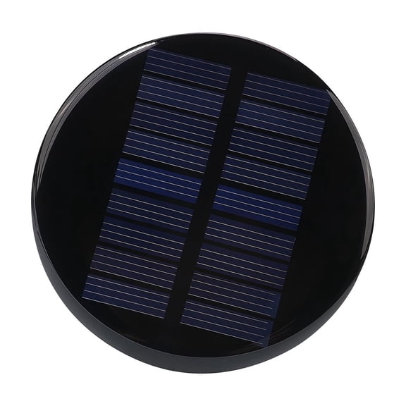 4.5V 80mA Solar Cell 72x72mm Round Monocrystalline Charging Panel Round Solar Panel with Waterproof Design