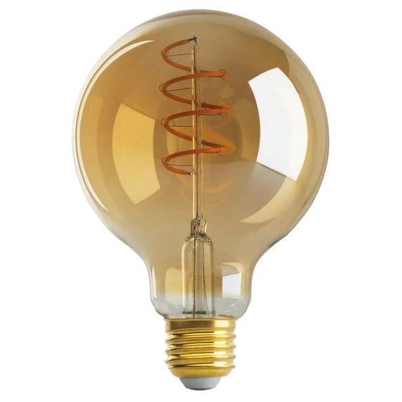 4.5W G30 LED - Amber - Medium base - 2000K - 240 Lumens - 120V - 6-Pack