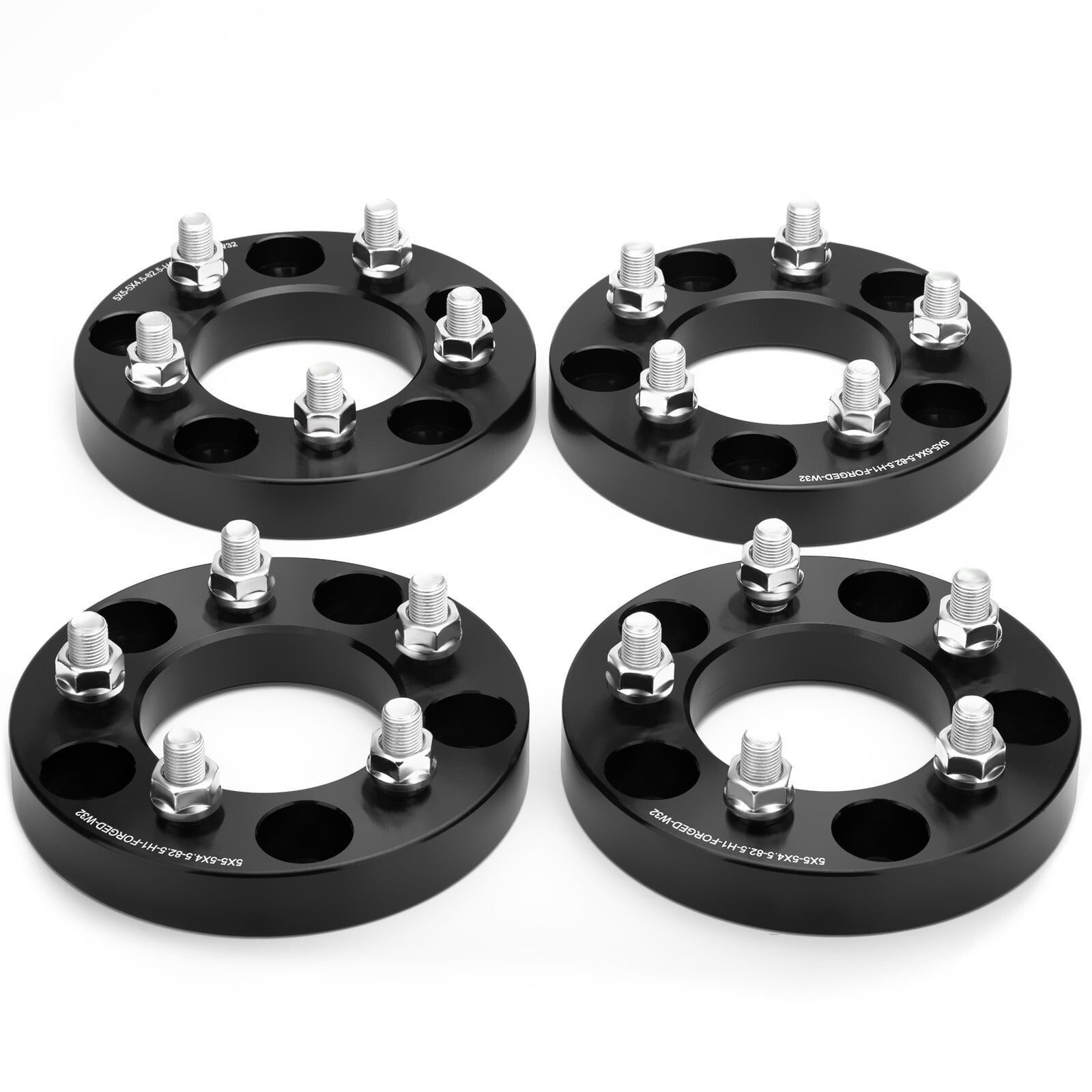 YHTAUTO 2-Inch Wheel Spacers (2-Pack) – 5x4.5 / 5x114.3mm – 87.1mm Hub Bore – Fits Jeep, Ford, Dodge, Lincoln & More – 1/2″ Studs