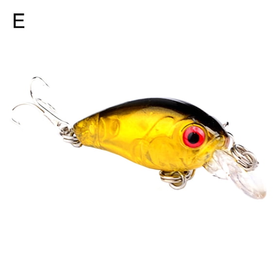 4.5cm Artificial Fishing Lifelike Lure Crankbait Wobbler Fish Swim Bait Tackle