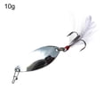 thumbnail image 1 of 4.5cm Metal Mini Fishing Artificial Spoon Lure Wobbler Fish Swim Bait Tackle, 1 of 7