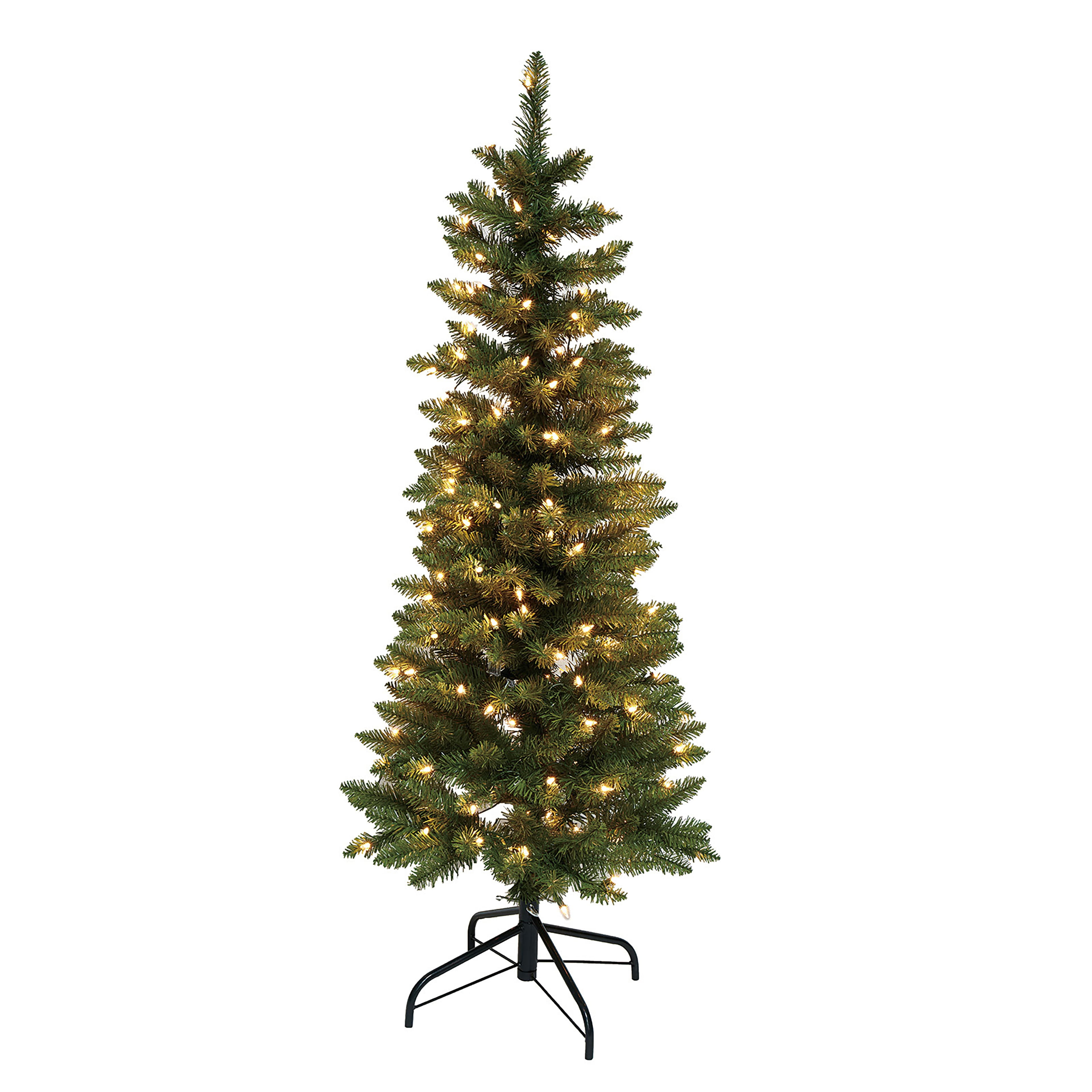 4.5ft. PreLit Artificial Christmas Tree, Clear Lights by Ashland