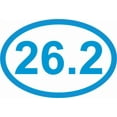 thumbnail image 1 of 4.5in x 3in Marathon 26.2 Running Run Bumper Sticker Vinyl Decal Stickers Decals, 1 of 1