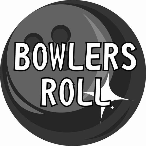 4.5inx4.5in Bowlers Roll Bowling Bumper Sticker Decal Car Window Stickers