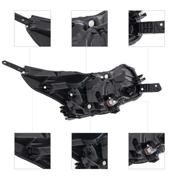 4.5kg Black LED Headlight Left Driver Side Headlight for 2021-2022 Subaru Outback/Legacy 84002AN11A
