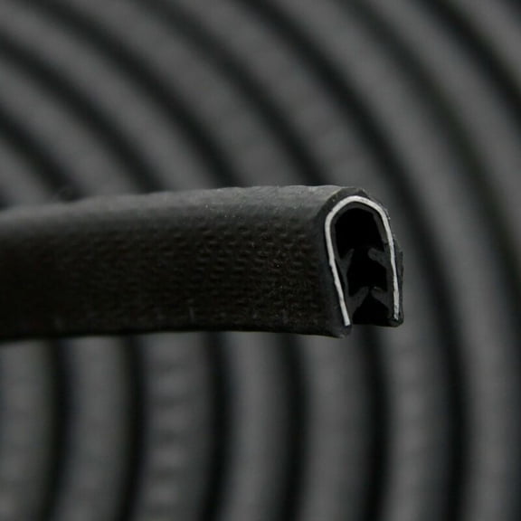 4.5m Black High Quality Rubber U-Style Car Edge Seal Trim Protector Guard Strip