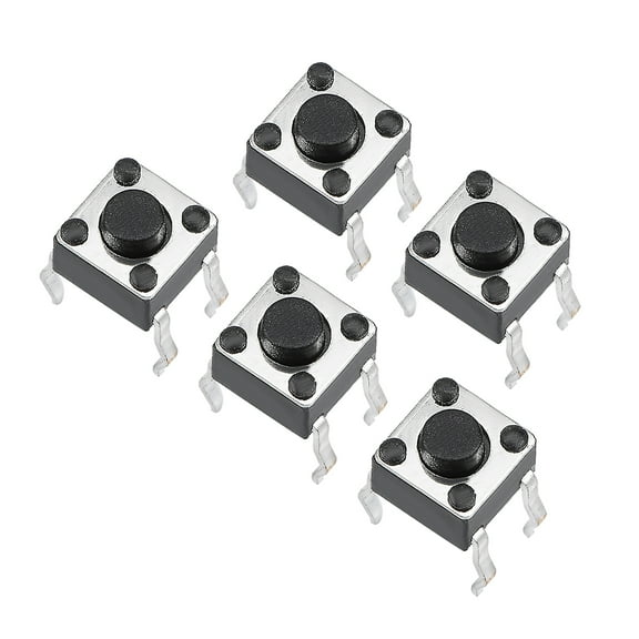 4.5x4.5x3.8mm Panel PCB Momentary Tactile Tact Push Button Switch DIP 5PCS