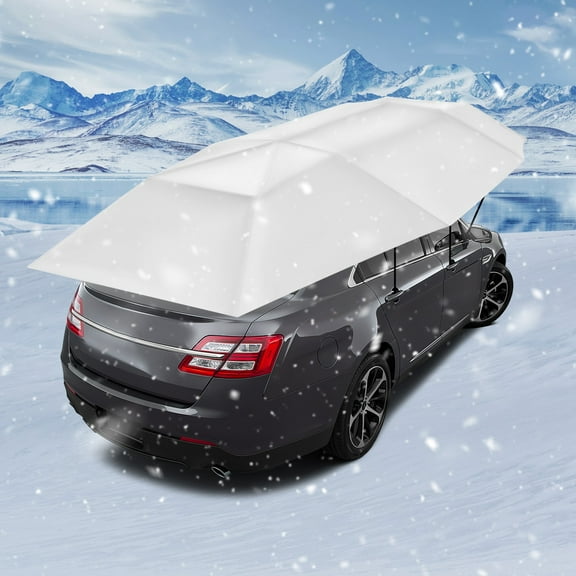 4.6*2.3m Car Sun Shade Umbrella Cover Tent, Car Canopy Cover, Car Awning Cover for Cars with Sunroofs