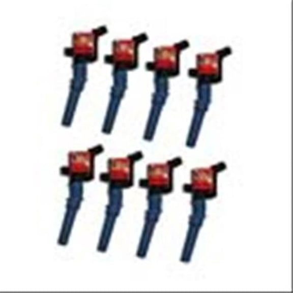 4.6- 5.4L 3V Hot Street Coil Packs- Black Individual- Ford