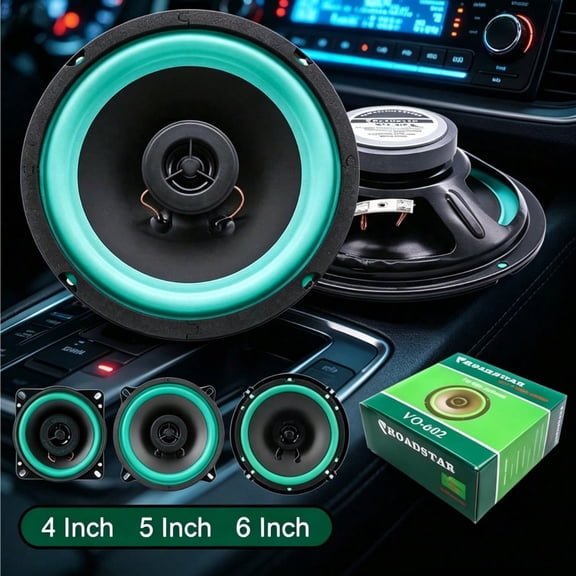 4/6.5 Inch Universal Car Coaxial Speakers HiFi Automotive Audio Full Range Frequency Subwoofer Enhanced Car Stereo Sound