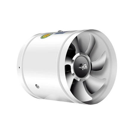 4/6/7 Inch Exhaust Fan Home Pipe Duct Fan Bathroom Pipe Ventilation Exhaust Fan Kitchen Toilet Wall Air Ventilator Parts ,Durability and Easy Installation