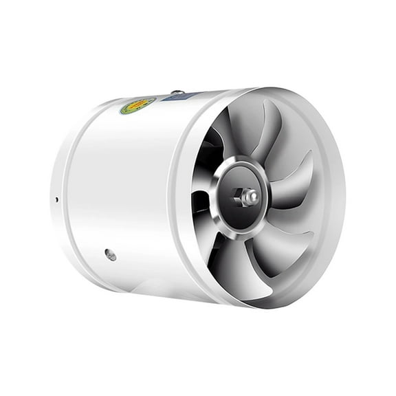 4/6/7 Inch Exhaust Fan Home Pipe Duct Fan Bathroom Pipe Ventilation Exhaust Fan Kitchen Toilet Wall Air Ventilator Parts ,Energy-Efficient
