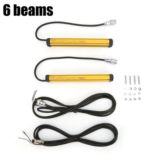 4/6/8/10/12Beam Light Curtain Sensor Switch Safety Light Grating Security Device