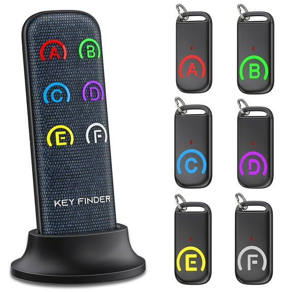 4/6/8 Anti-lost Wireless Car Key Finder Remote Control Tracker Alarm Tag Keychain Wallet Smart Tracker With 4/6/8 Receivers ,Easy Carrying