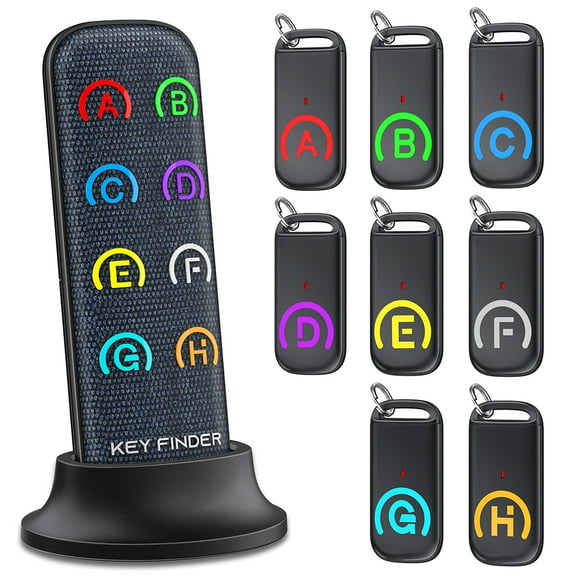 4/6/8 Anti-lost Wireless Car Key Finder Remote Control Tracker Alarm Tag Keychain Wallet Smart Tracker With 4/6/8 Receivers - Quick Location