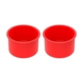 4 6 8 Inch Round Cake Pans Silicone Molds for Baking Layer Cakes Cheese ...