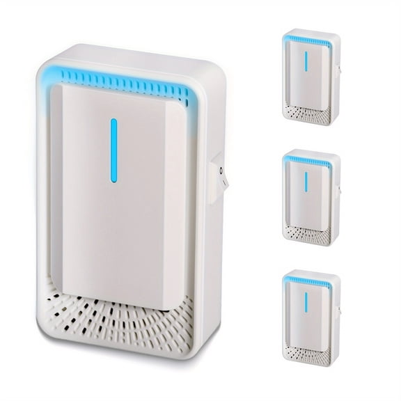 4/6/8 Pack Mini Air Purifier with Negative Ion Tech - Silent Plug-in Air Cleaner for Smoke & Dust Removal, Portable Purifier for Bedroom Kitchen Office Car Use