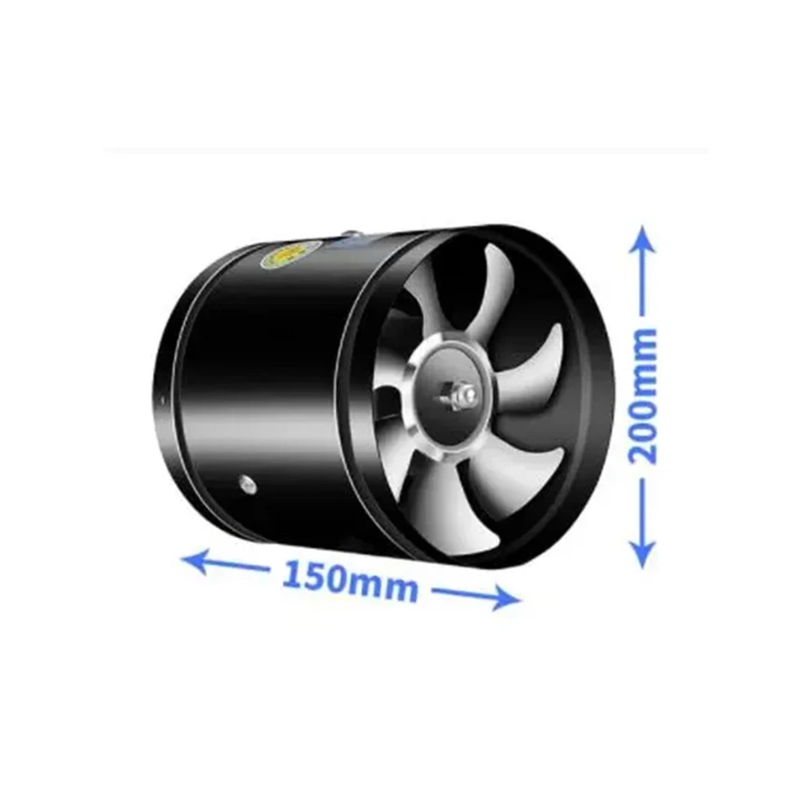 4''6''8'' Pipe Exhaust Fan Air Ventilator Metal Pipe Ventilation ...