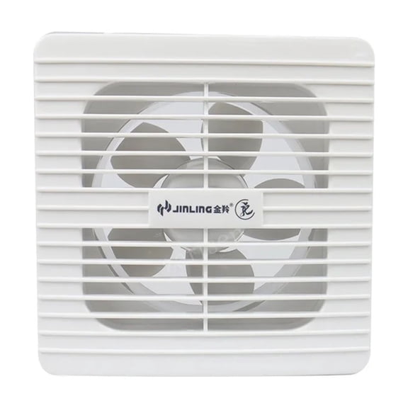 4/6/8Inch Electric Extractor Ventilation Fan Exhaust Air Blower Bathroom Kitchen Toilet Window Wall Pipe Duct Inline Exhaust Fan ,Easy to Use - 4INCH_WHITE