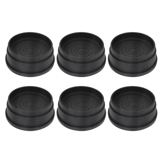 4/6/8Pcs 1/2-Inch Round Furniture Riser Heavy Duty Bed Riser Adjustable Stackable Anti-slip Table Desk Couch Chair Sofa Cabinet Leg Lift Riser Foot Pad