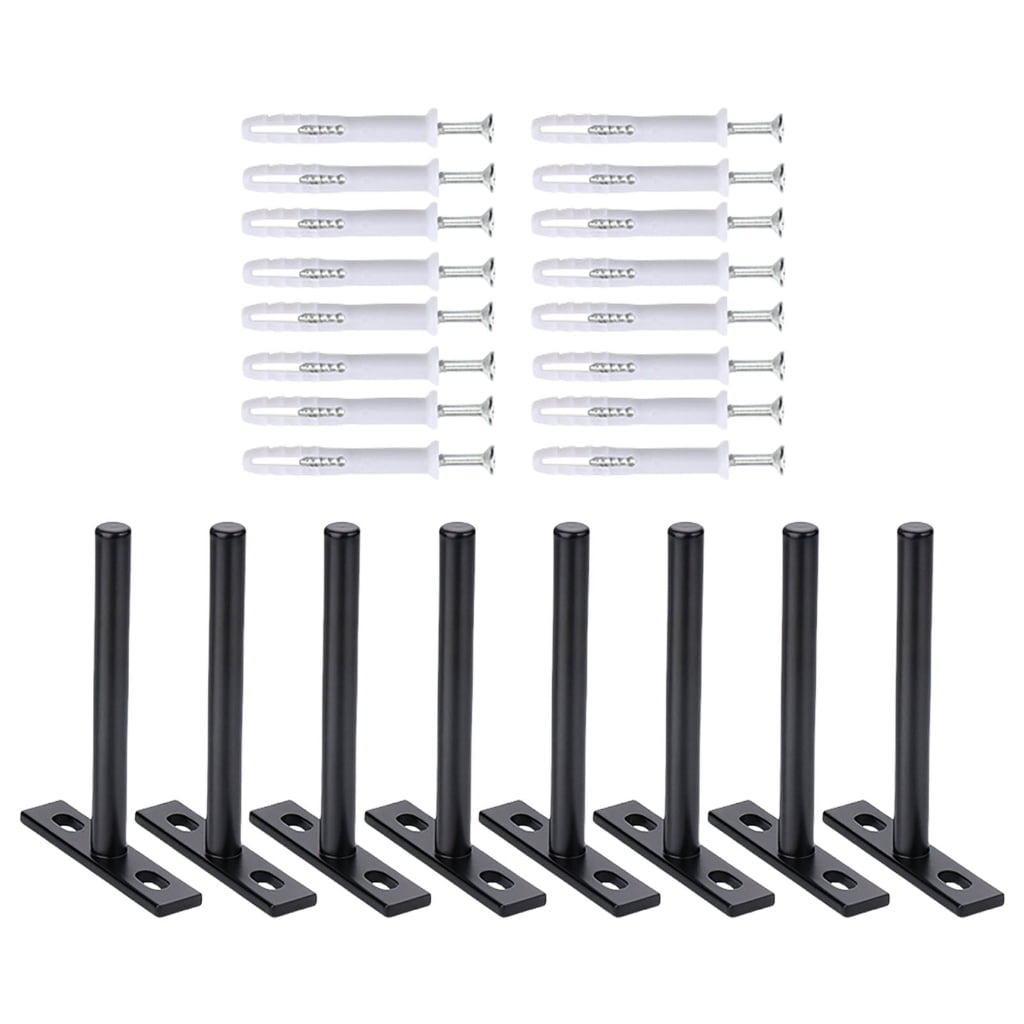 4/6/8pcs Heavy Duty Wall Mounted Folding Table Shelf Brackets for Home Storage