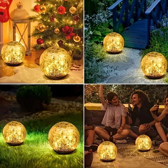 4/6/8pcs Stainless Steel Solar LED Rod Light | IP44 Waterproof Landscape Decoration | For Patio, Lawn, Path & Driveway | Holiday Party & Barbecue Lighting | Solar Garden Trail Decoration