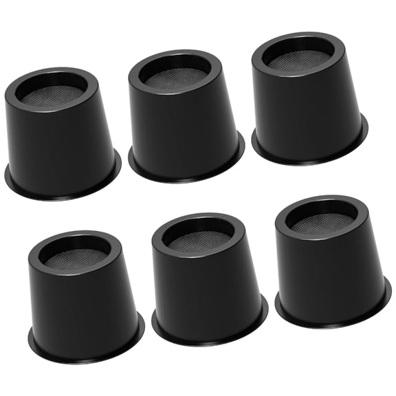 4/6/9pcs Plastic Bed Risers 4 Inch Height Heavy Duty Support For Furniture Sofa Table Anti Slip Base 1500lbs Capacity