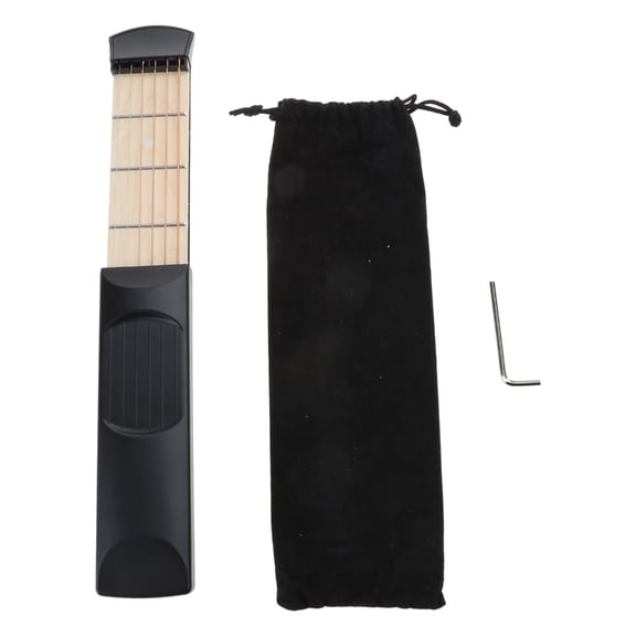 4/6 Fret Guitar Pocket Guitar Practice Neck Left Hand for Beginner Guitarist Practice Training Chord Trainer Fingering