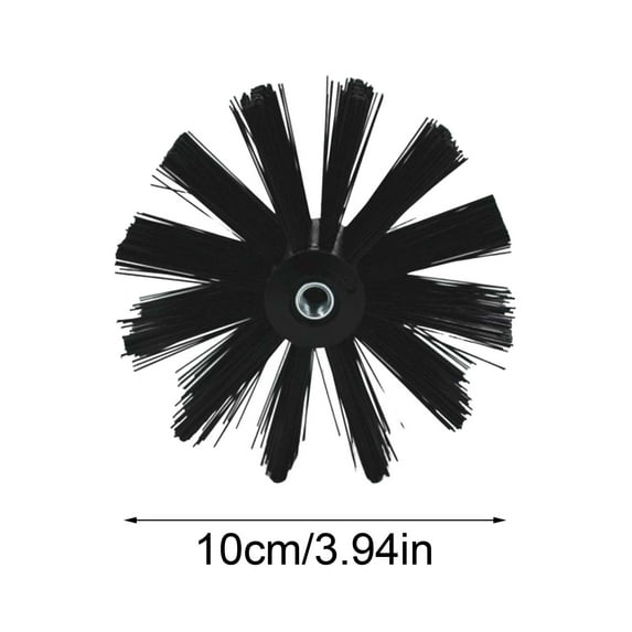 4/6 Inch Nylon Chimney Cleaning Brush, M8 Thread Dryer Vent Cleaning Brush, Lint Remover for Chimney Ducts and Hard-to-Reach Areas, High-Quality Nylon Brush