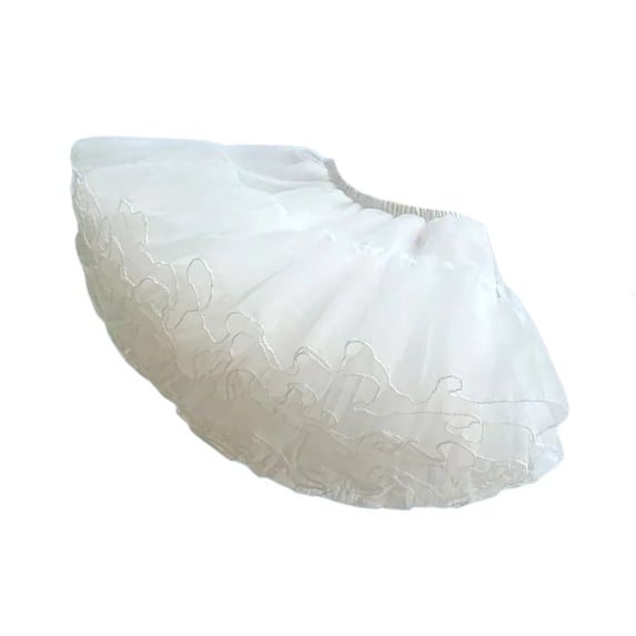 4/6 Layers Tulle Petticoat Crinoline for Women Girls Tutus Skirt Soft Tulle Elastic Waist Underskirt Half Slip for Party