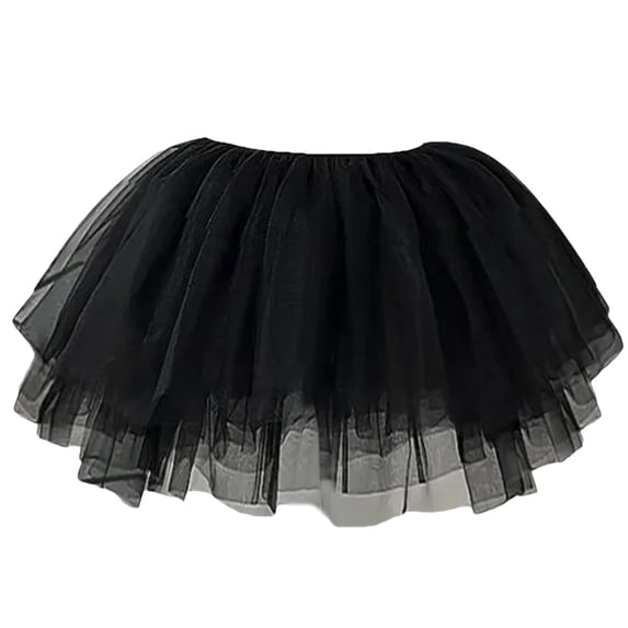 4/6 Layers Tulle Petticoat Crinoline for Women Girls Tutus Skirt Soft Tulle Elastic Waist Underskirt Half Slip for Party