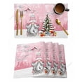thumbnail image 1 of 4/6 Pcs Christmas Snowflake Gnome Kitchen Placemat Christmas Dining Table r Table Mat Home r Bowl Cup Mat, 1 of 6