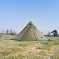 thumbnail image 1 of 4 6 People Camping Pyramid Teepee Tent with Stove Jack, Ideal for Backpacking Hiking, 1 of 7