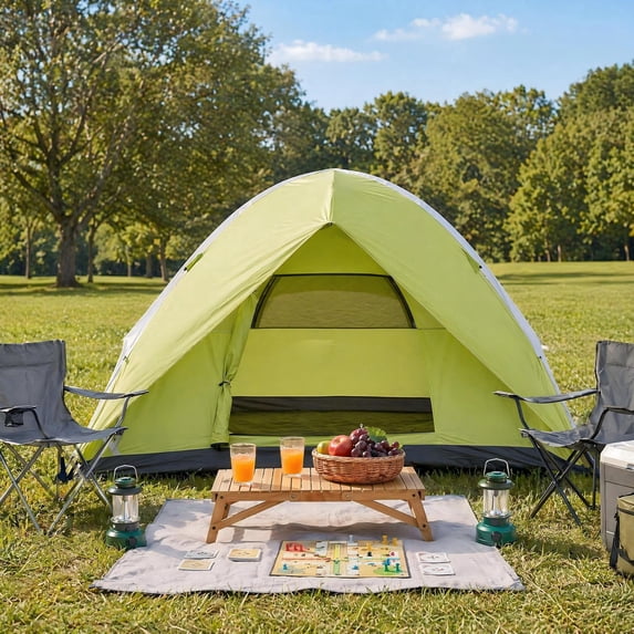 XL Camping Tents 6 Person for Family Camping Hiking Fishing Waterproof & Windproof Easy Setup