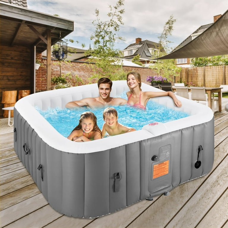Bubble Massage Spa Intex Spa Inflatable Tub Garden Setting Up