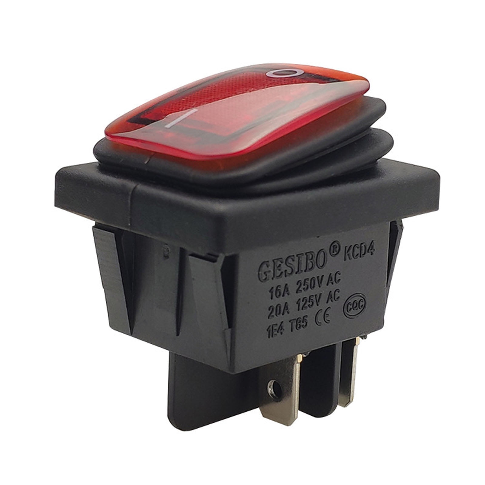 Kcd Rocker Switch 4/6 Pin KCD4 Snap-in Switches 2/3 Position SPST Toggle Switch Boat ...