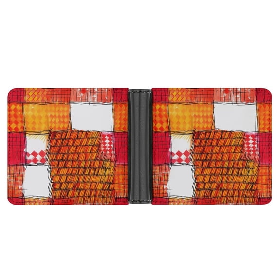 4.6 X 3.7in Leather Wallet Compact Size Easy To Carry, Easy To Open And ...