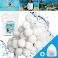 thumbnail image 1 of 4.6 lbs Pool Filter Ball for Sand Filter Pump for Above Ground Pool,Reusable Eco-Friendly Filter Balls Replace Pool Filter Sand (Equals 150 lbs Pool Filter Sand), 1 of 7