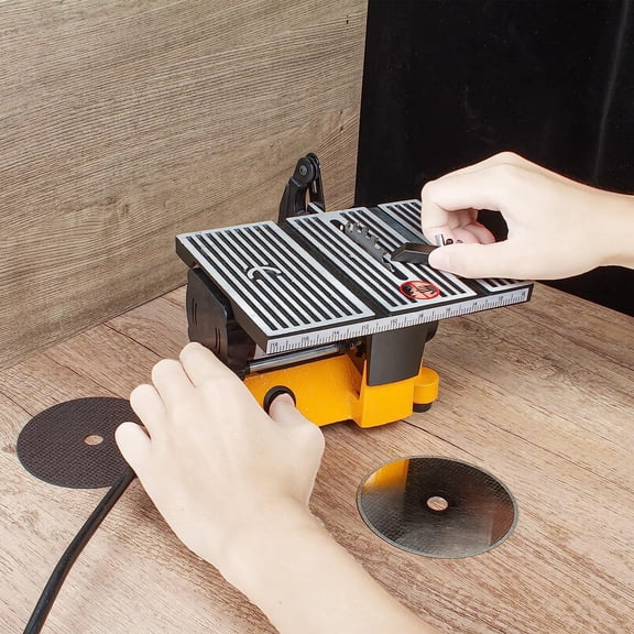 4" 60W ELECTRIC TABLE SAW TOP - Great Electric Hobby Craft Table Saw Power Tool Work Bench Stand