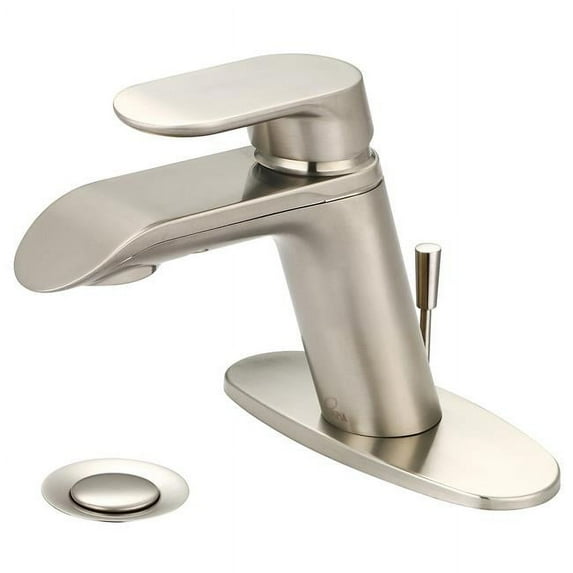 4.62 in. Single Handle Lavatory Faucet - Brushed Nickel
