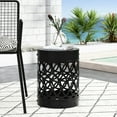 thumbnail image 1 of 4.63lb Outdoor Metal Table - Minimalistic Look - Poolside Area - Long-Lasting, 1 of 5