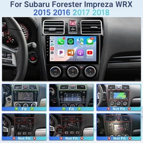 4+64G 9-inch Car Stereo for Subaru Forester, WRX, Impreza 2015-2018Base Mid High Trim Levels with Carplay Android Auto Android 15 Player GPS Navigation SWC WiFi Bluetooth FM/RDS Backup Camera