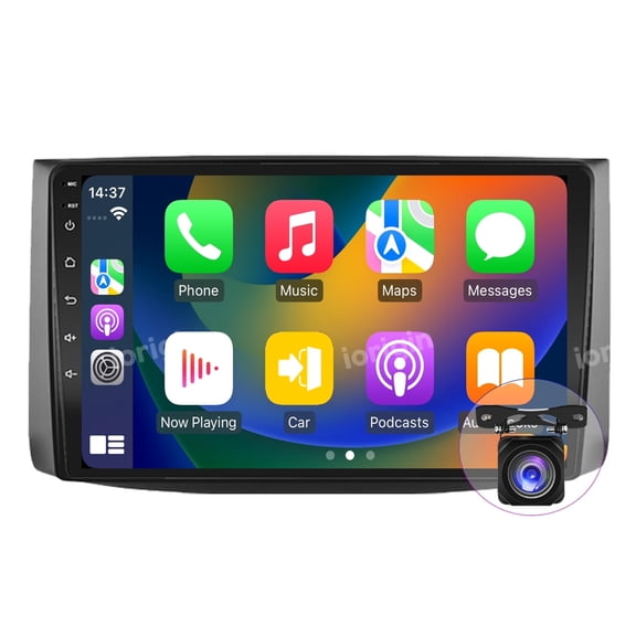 4-64G 9 inch Touch Screen Car Radio Stereo for Chevrolet Aveo T250 2009-2017 with Apple Carplay Android Auto HD WIFI GPS FM Bluetooth