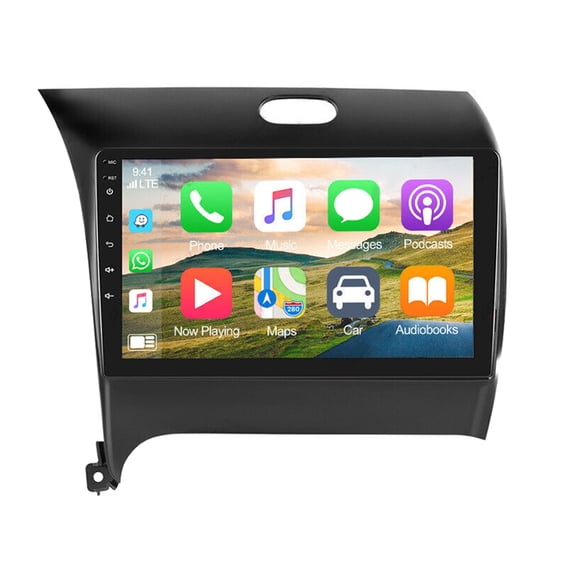 4+64G Android 13 Car Stereo for Kia Forte 2013-2018, 9" HD Touch Screen car Radio with Wireless Carplay & Android Auto, Mirror Link, Bluetooth, WiFi, GPS Navigation, Backup Camera
