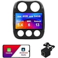 thumbnail image 1 of 4+64G Android 13 Double Din Car Stereo for Jeep Compass/Patriot 2010-2016 with 10.1 Inch Touchscreen Radio Built-in Wireless Carplay/Android Auto/GPS/Bluetooth/FM/AUX-in/SWC/Backup Camera, 1 of 10