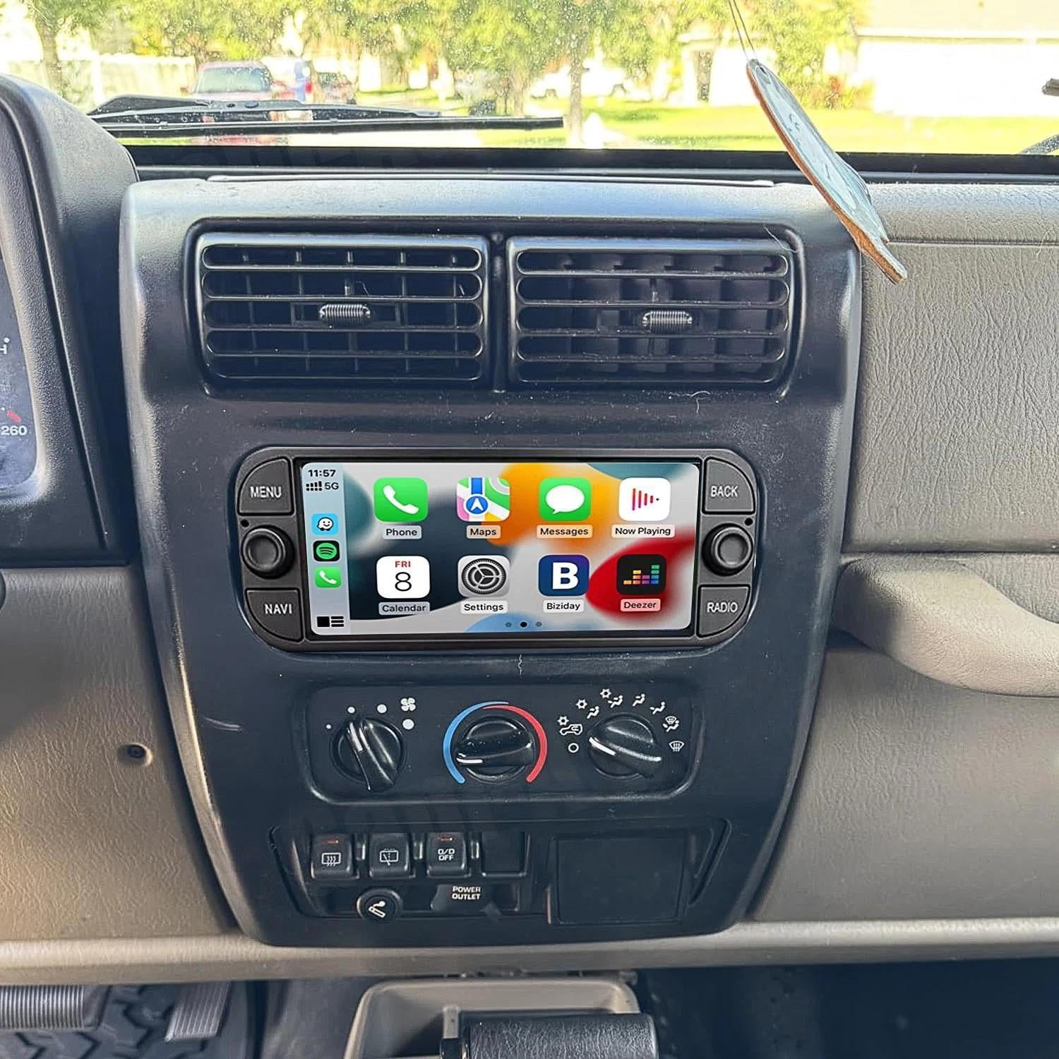 4+64G Android 14 Car Stereo 6.86in w/CarPlay Android Auto GPS for ...
