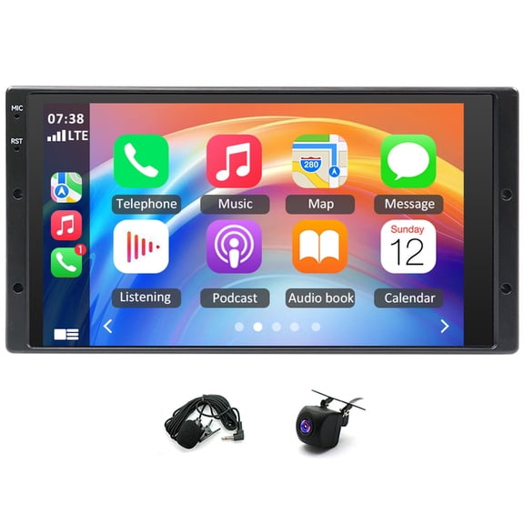 4+64G Android 14 Car Stereo GPS Navigation for Ford 1995-2012 Low-configuration Support Wireless Carplay Android Auto 6.83in Touchscreen with Bluetooth Wifi FM/AM/RDS SWC Mirror Link Split Screen