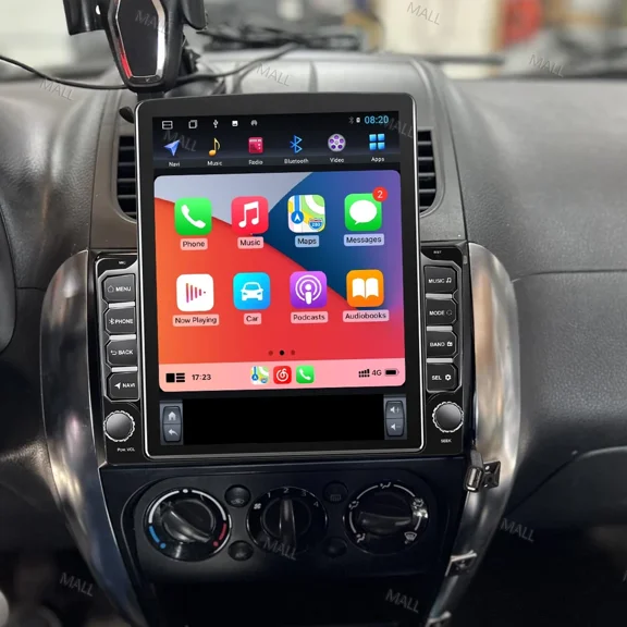 4+64G Android 14 Car Stereo for Suzuki SX4 2006-2013 Built-in Carplay Android Auto Double Din 9.7in Touchscreen Car Radio Player with Bluetooth Wifi FM SWC + AHD Backup Camera/Microphone