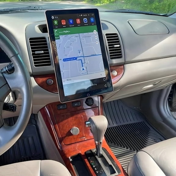 4+64G Double Din Car Stereo For Toyota Camry 2002-2006 - 10.1-Inch Screen, Android 14 System, Built-in Wireless CarPlay/Android Auto+Bluetooth, MP5, FM Radio, Mirror Link,SWC & Backup Camera​